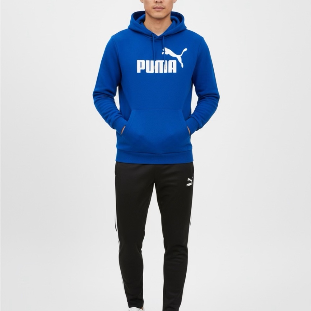 PUMA Men's‎ Royal Blue Hoodie, Excellent condition, ships next day, Size M